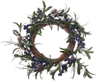Couronne de Noël Myrtilles 30cm