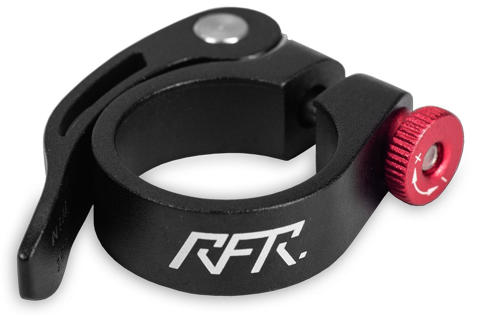 RFR Zadelklem - Met Snelsluiter - Diameter 34.9 mm - Zwart/Rood