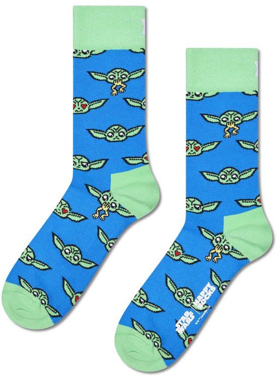 Happy Socks STAR WARS™ Grogu Sock - Heren - Sokken - Blauw - 41-46