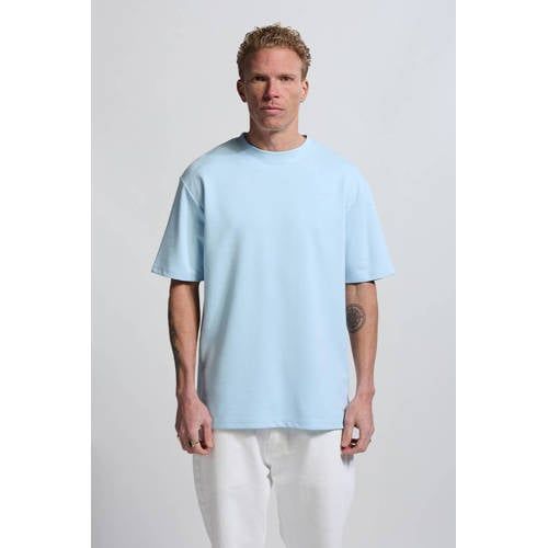 Vänner Vänner relaxed T-shirt lichtblauw