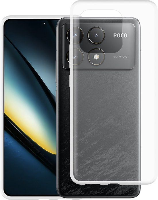 Just in Case TPU Case hoesje Xiaomi Poco F6 Pro - Transparant