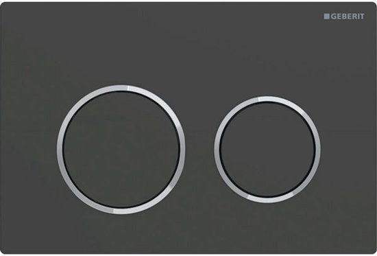 Geberit Omega20 aandrijfplaat - zwart - RVS - 172x298cm - 2 jaar garantie