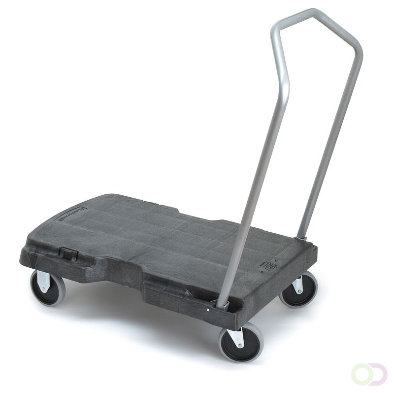 Rubbermaid Triple trolley zwart grijs