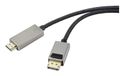 Renkforce RF-4995158 adaptateur de câble vidéo 3 m DisplayPort HDMI-A Noir