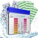Aquanex testset 2-en-1 pour piscine pH & chlore + 60 tablettes
