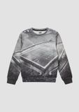 s.Oliver Sweatshirt met print zwart