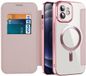 Techsuit - Étui livre intelligent - iPhone 12 - Rose