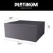 Platinum AeroCover Tuinsethoes 220x190xH85cm Antraciet