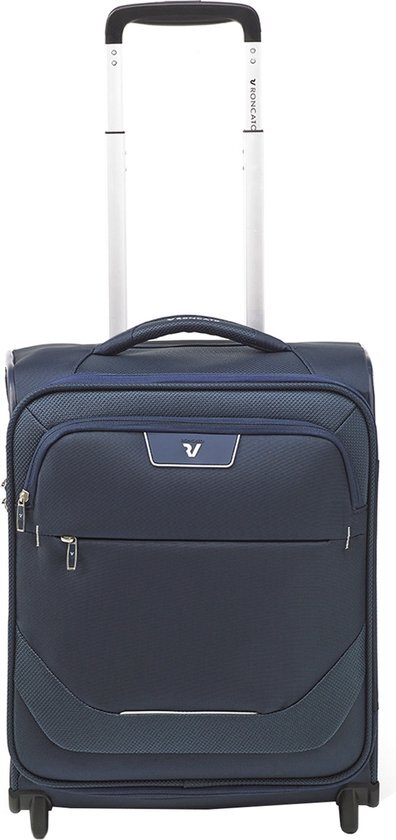 Roncato Handbagage zachte koffer / Trolley / Reiskoffer - Joy - 45 cm - Blauw