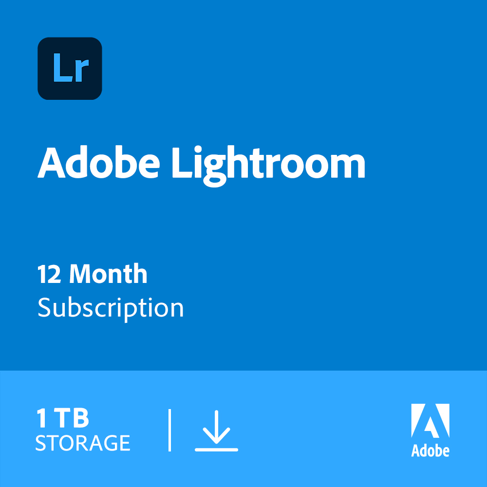 Adobe Lightroom CC | 1 Gebruiker | 1Jaar | 1TB cloudopslag