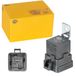 HELLA 4RD 007 794-301 Relais, arbeidsstroom - 12V - 5-polig - Wisselaar - Kleur: Zwart - Met houder