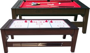 COUGAR Reverso Pooltafel & Airhockey tafel 2-in-1 - Incl. accessoires