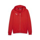 PUMA teamGOAL Casuals herenjack met capuchon, sweatshirt pullover 658595 rood
