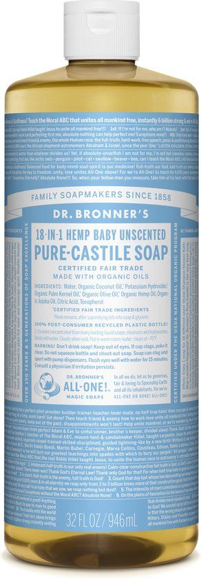 Dr. Bronner's - Vloeibare Zeep Baby Mild - 945 ml