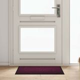 vidaXL Tapis de porte bordeaux 60 x 80 x 1.2 cm Teddy Tissu