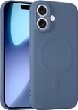 ShieldCase siliconen Magneet back cover geschikt voor iPhone 17 (grijs)