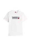 Tommy Hilfiger Tjm Reg Tommy Dna Flag Écru Taille : XS