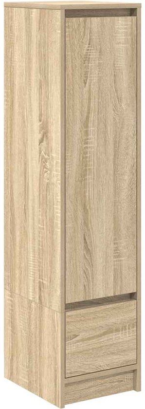 vidaXL Highboard 29,5x34x119,5 cm spaanplaat sonoma eikenkleurig