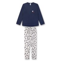Sanetta meisjes pyjamaset, blauw, 152