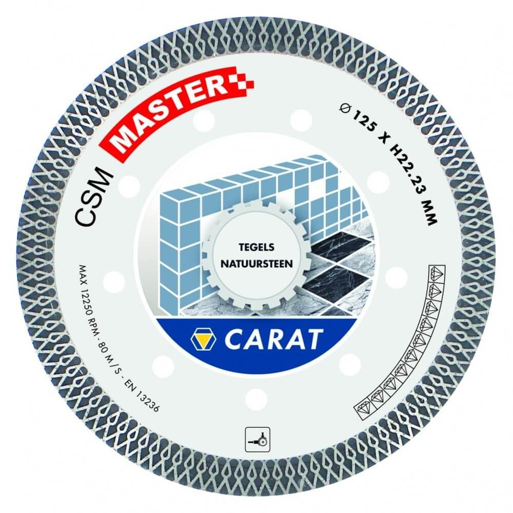Carat Panda Carat CSMM115300 Diamantzaagblad voor droogzagen - 115x22,23x10mm - Tegels/Natuursteen