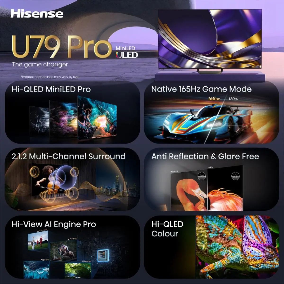 Hisense 65U79S PRO / ULED TV / 65 inch / 2026