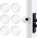 Deurgreepstopper, wandgreep, deurknop van transparant rubber, wandbescherming, zacht, bumper, deurgreep, zelfklevend, 5 cm