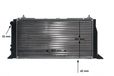 MAHLE CR 397 000S Radiateur du moteur ailettes jointes mécaniquement, boîte de vitesses manuelle