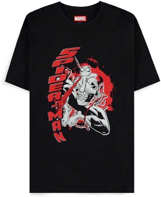 Spider-Man Jump Heren T-shirt - Zwart - S
