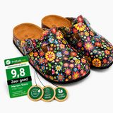 Goby Flower Pop Dames Clogs