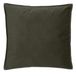 Atmosphera Coussin d'assise/décoratif salon Sophia - 45 x 45 cm - vert olive - polyester - avec fermeture éclair