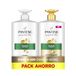 Pantene Pro-V Zachte en gladde shampoo 1000 ml + 800 ml conditioner met dispenser, kroeshaar en geblust haar