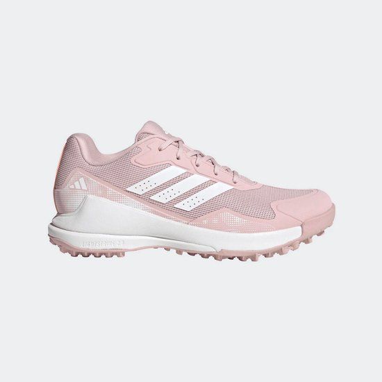 Adidas Fabela Zone 3 Dames Hockeyschoenen Wit Synthetisch Gras Maat 41 1/3