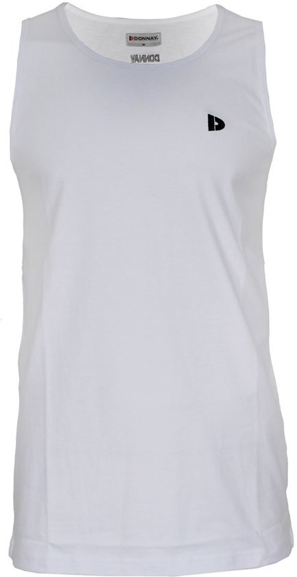 Donnay Muscle shirt - Tanktop - Sportshirt - Heren - Maat M - Wit