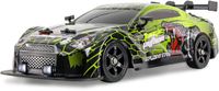 Amewi 21135 Drift Sport Car GTR op afstand bestuurbaar met rookeffect, 4WD, schaal 1:16, RTR, geel, kinderen vanaf 6 jaar