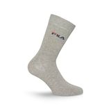 FILA 3 paar uniseks sokken F9630, grijs.