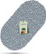 Bol tapis de douche antidérapant - Tapis de bain antidérapant - Accessoires de salle de bain - Aspect pierre gris - Caoutchouc - 69 x 36 cm
