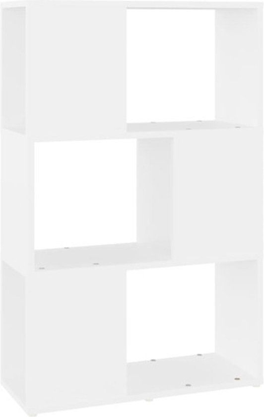 vidaXL Boekenkast/kamerscherm 60x24x94 cm bewerkt hout wit