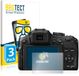 BROTECT Screenprotector 3 Stuks voor Panasonic Lumix DMC-FZ200 Beschermglas transparant