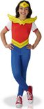 Wonder Woman Superhero Girls kostuum voor meisjes - Verkleedkleding - Maat 110/116