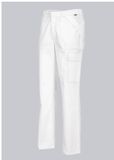 BP 1680-558it Unisex Werkbroek Wit Katoen L