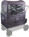 WonderFold W2 Elite Regenkap voor Bolderkar - Regenhoes voor Kinderwagen - Grijs
