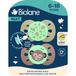 BIOLANE Tétines Anatomiques de Nuit 6-18 Mois - Sucettes Rose & Beige