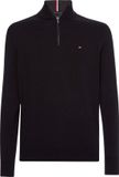 Tommy Hilfiger Trui Mannen - Maat S - Zwart - Sweater - Katoen/Cashmere