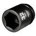 Draper 28743 Expert Hi-Torq 6 Point Impact Socket, 0.75" vierkante aandrijving, 32mm, blauw