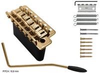 Wilkinson WV6S/G Gold Tremolo met Stalen Blok en Schroeven