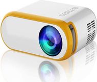 Mini vidéoprojecteur 1080P Full HD - Projecteur sans fil pour smartphone, iPhone - Compatible avec TV Stick, TV Box, HDMI, USB, carte TF/SD, VGA, AV Audio - Fonctionnalité WiFi