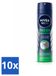NIVEA MEN 10 x Fresh Sensation Deodorantspray - 150 ml - Voordeelverpakking