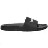 Superdry Premium Graphic Badslippers Heren Zwart/Ecru
