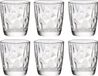 Bormioli Rocco Diamond Dof Water/Sapglazen - 18 stuks - 390 ml