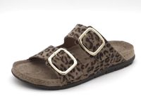 Rohde 5890 18 Slippers Bruin Panterprint Dames - Bruin - 40